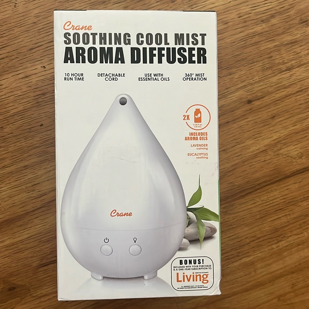 Crane soothing cool mist aroma diffuser